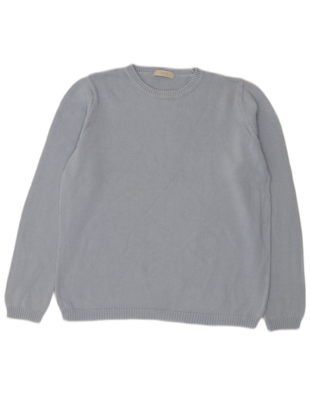 Marks & Spencer Herre sweater med rund hals, mellemblå
