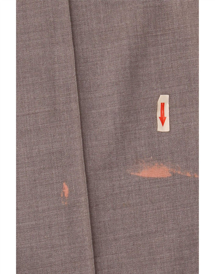 Zara koniske chinobukser til kvinder Medium W28 L26 Grå polyester