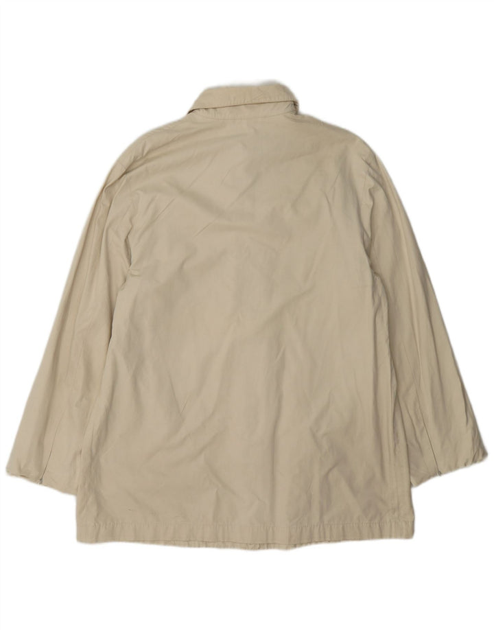 Luisa Spagnoli Dame Bomber Jacket UK 14 Medium Beige Bomuld