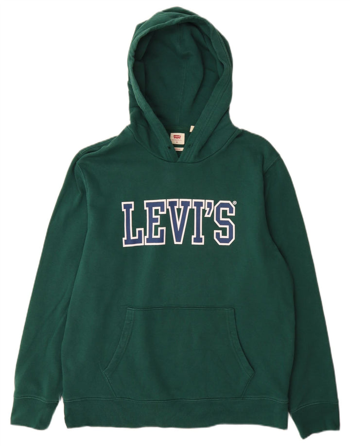 Levi's Herre Standard grafisk hættetrøje Jumper Medium Grøn