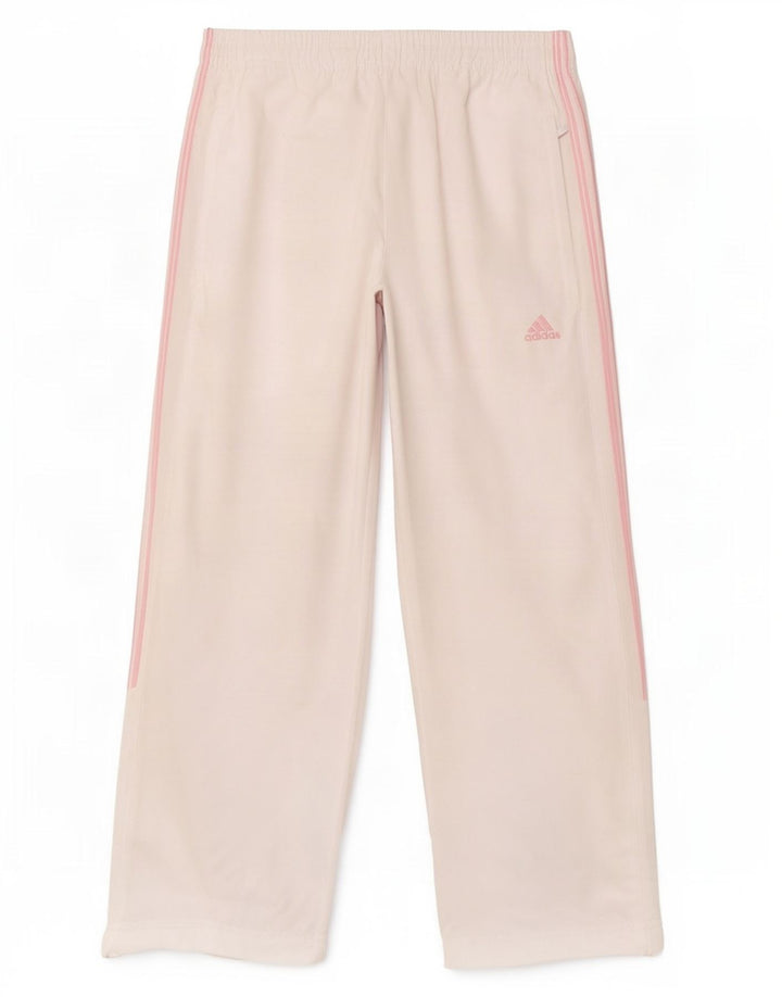 Adidas Dame Capri Træningsdragt Bukser UK 12 Medium White Polyester