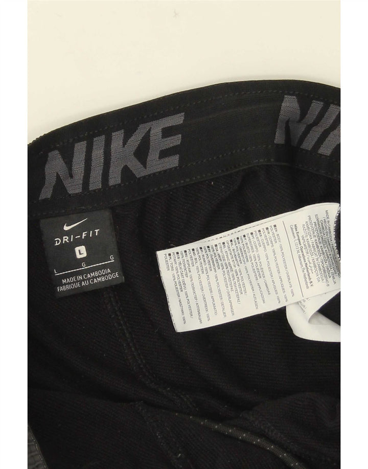 Nike Herre Dri Fit træningsdragt Bukser Joggers Large Sort Polyester