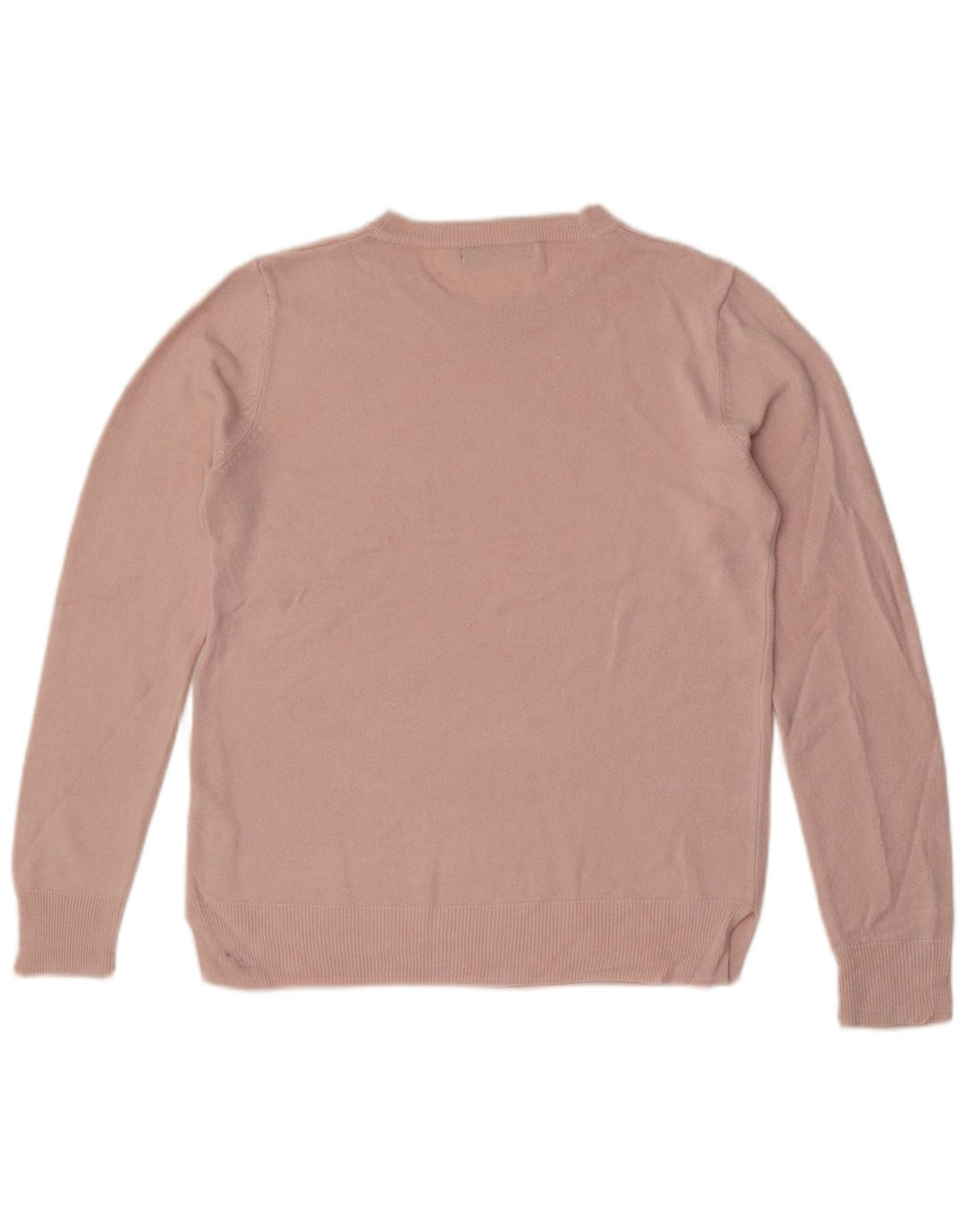 Marks & Spencer Dame sweater med rund hals DK 12 Medium Pink Akryl