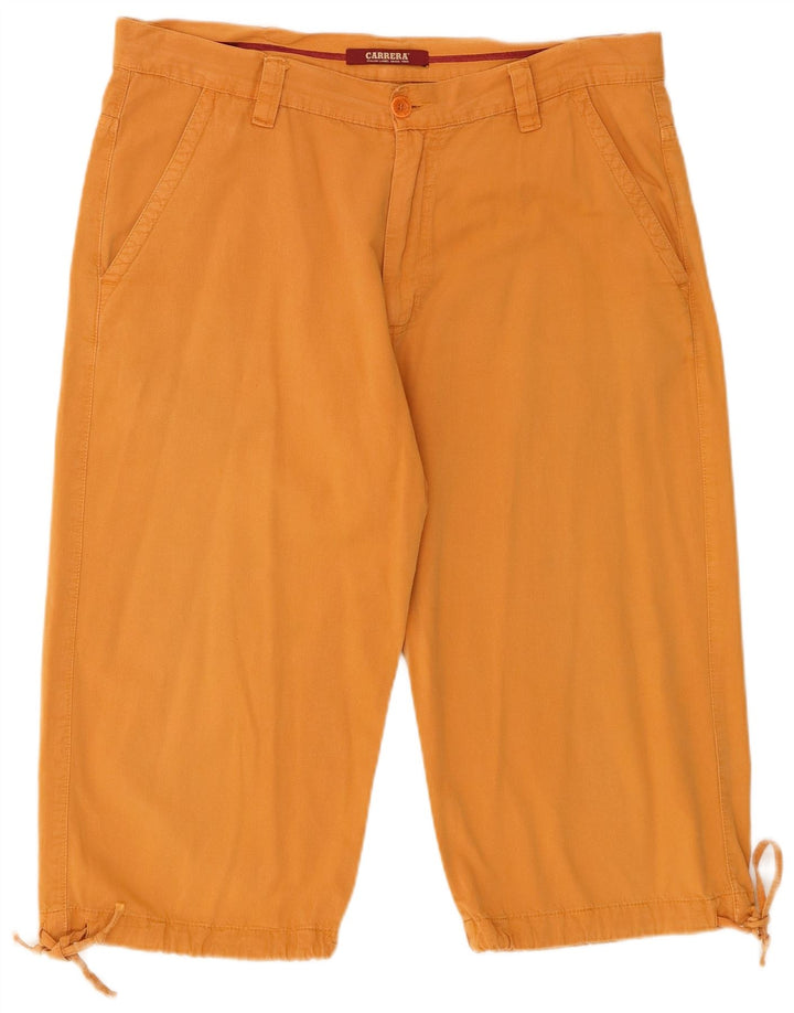 Carrera Herre Bermuda Shorts W38 XL Gul Bomuld