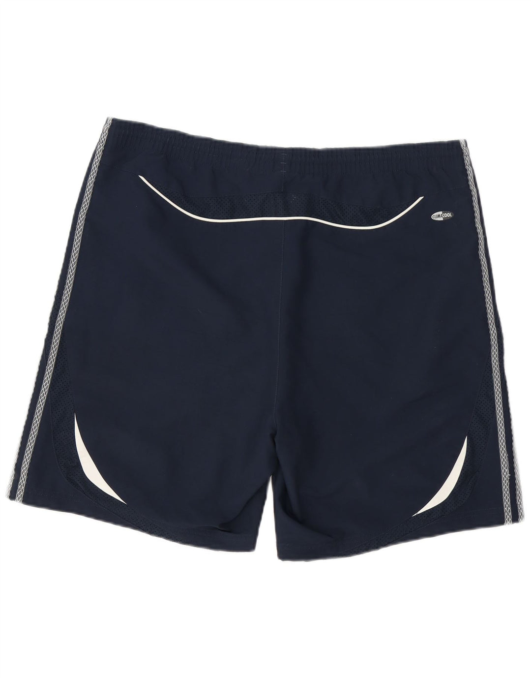 Adidas Herre Climacool Sports Shorts Large Navy Blue Colourblock Polyester