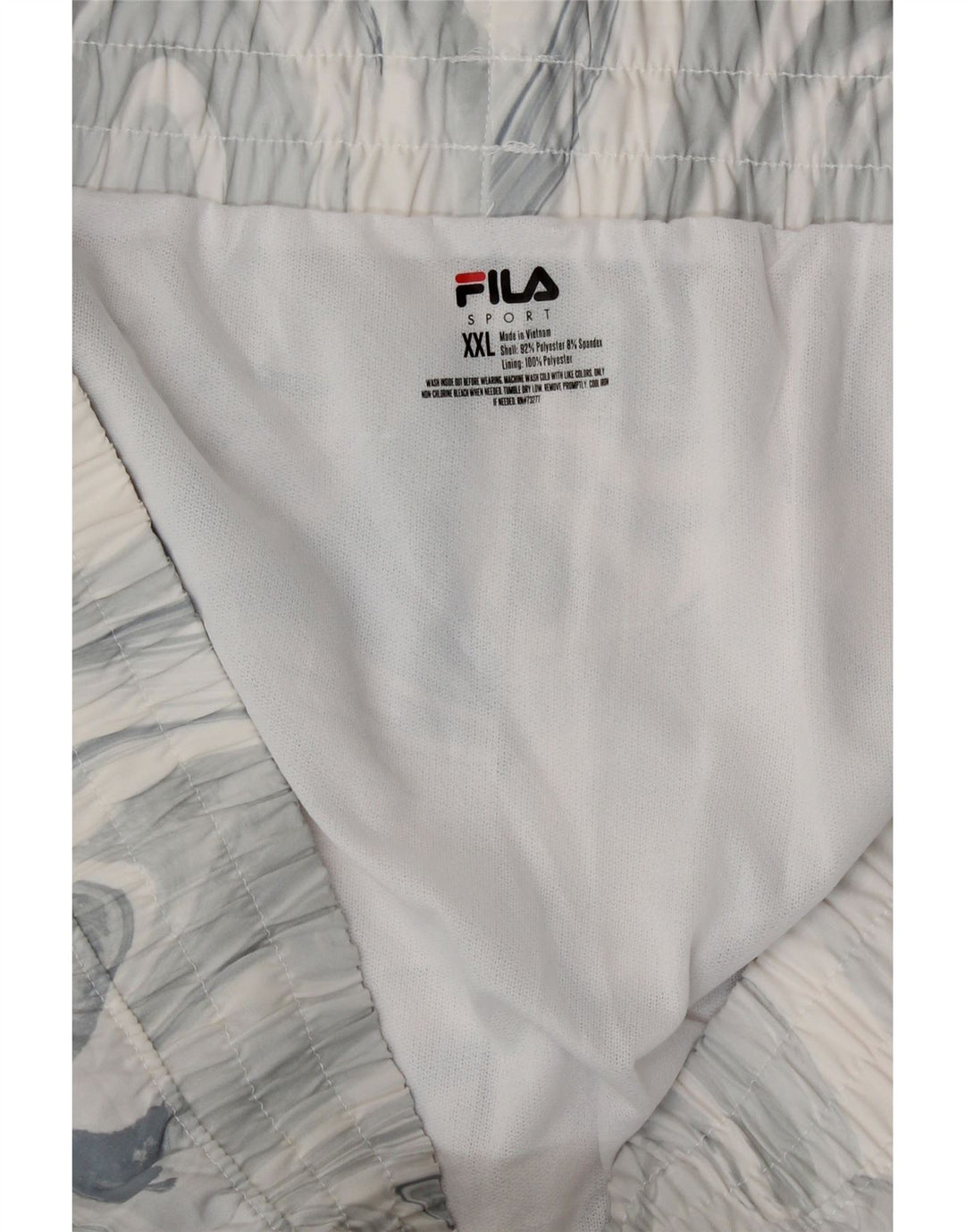 Fila Sportsshorts til kvinder UK 20 2XL Grå Tie Dye Polyester