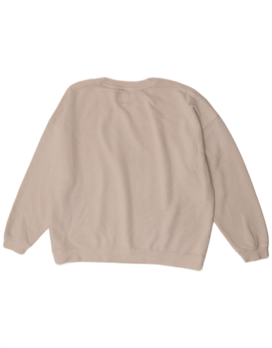 Jack Wills Dame Grafisk Oversized Sweatshirt Jumper UK 16 Large White