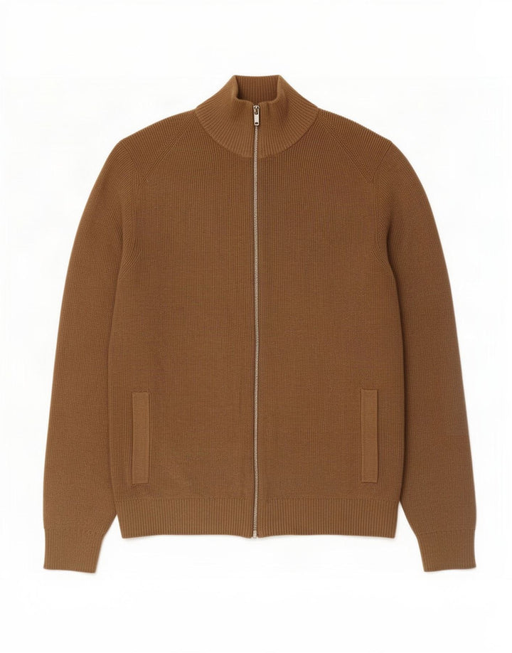 Marks & Spencer Herre cardigan sweater Medium Beige Polyester