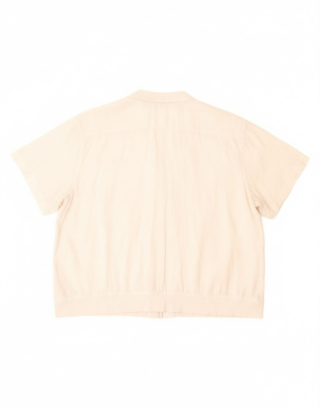 Tommy Hilfiger Dame Bluse Top UK 20 2XL Hvid Linned