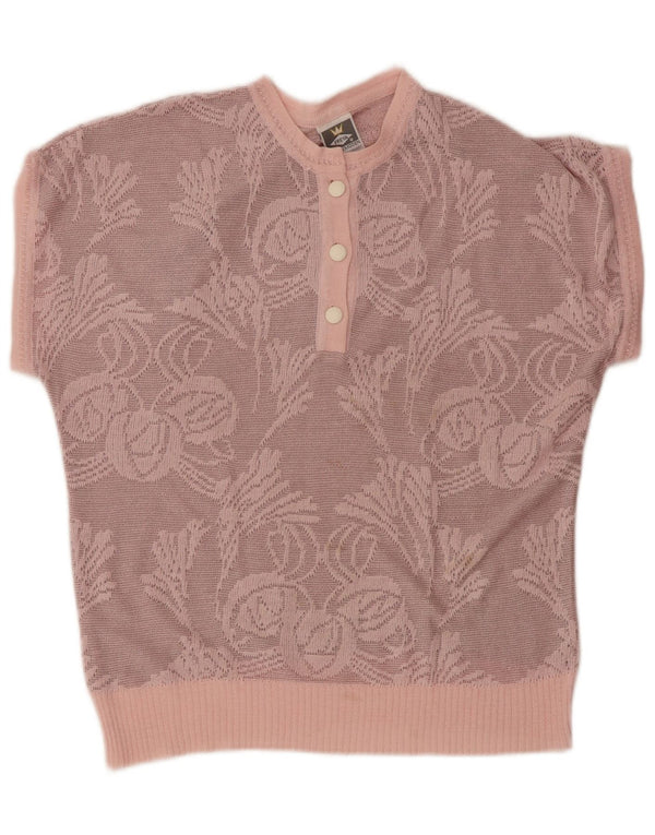 FREYA Dame sweater med rund hals EU 40 Medium Pink Floral