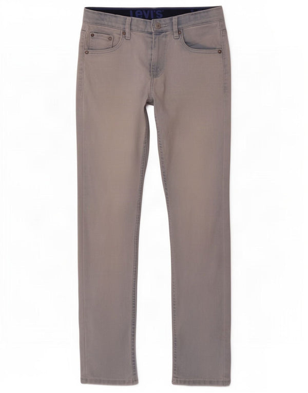 Levi's Boys Slim Jeans 13-14 år W28 L29 Blå Bomuld