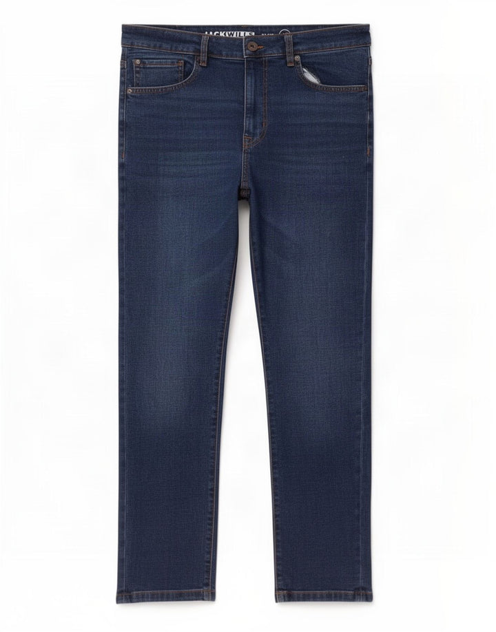 Jack Wills Herre Slim Jeans W34 L31 Marineblå Bomuld