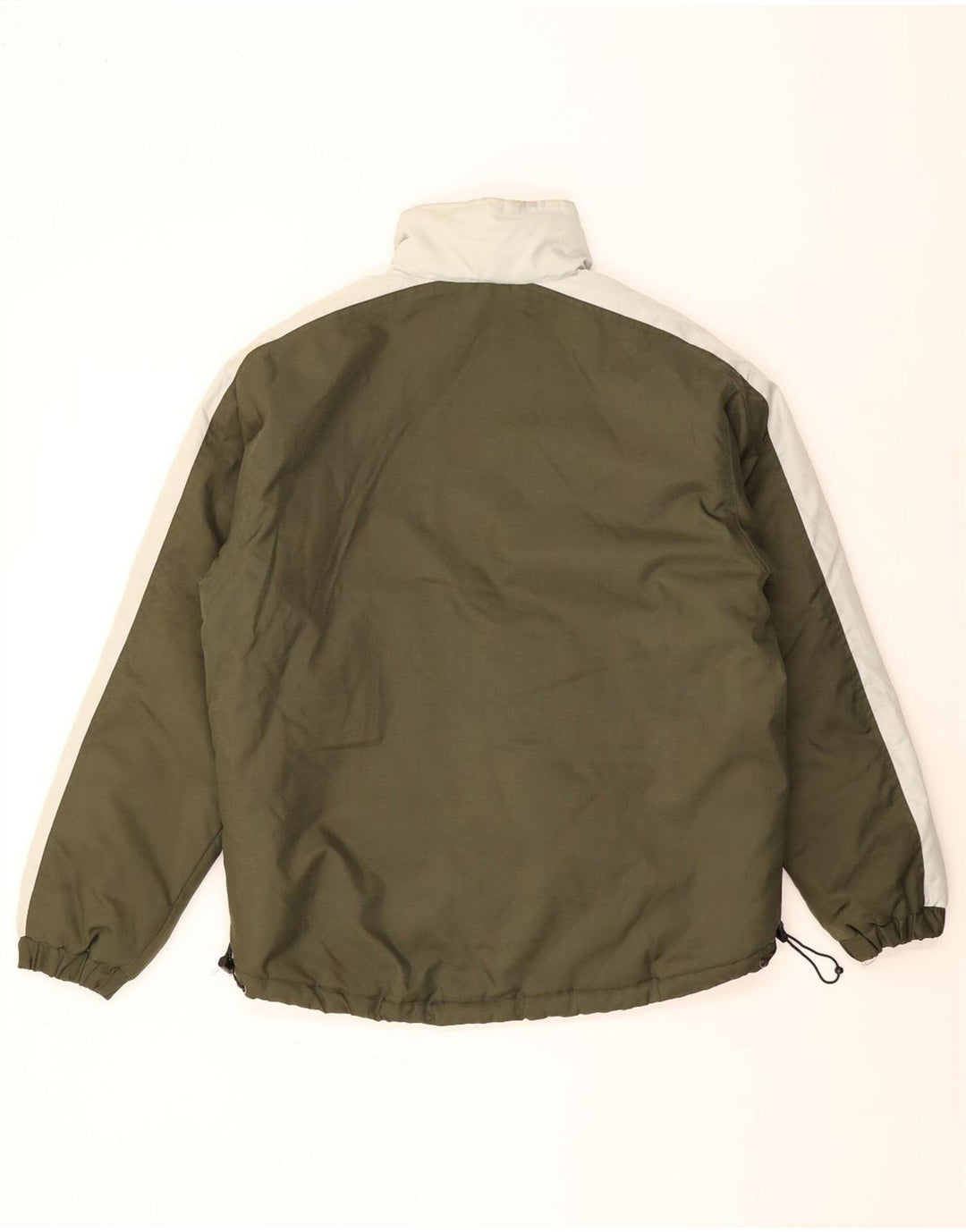 Kappa Polstret Herrejakke UK 38 Medium Khaki Colourblock Polyester