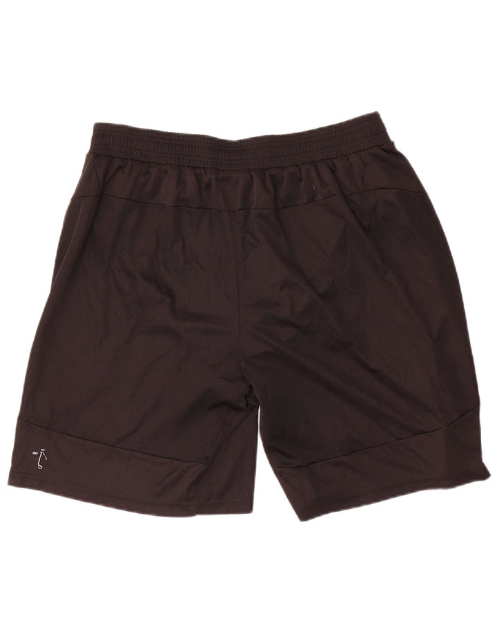 Puma Herre BVB Dortmund Graphic Sports Shorts Large Sort Polyester