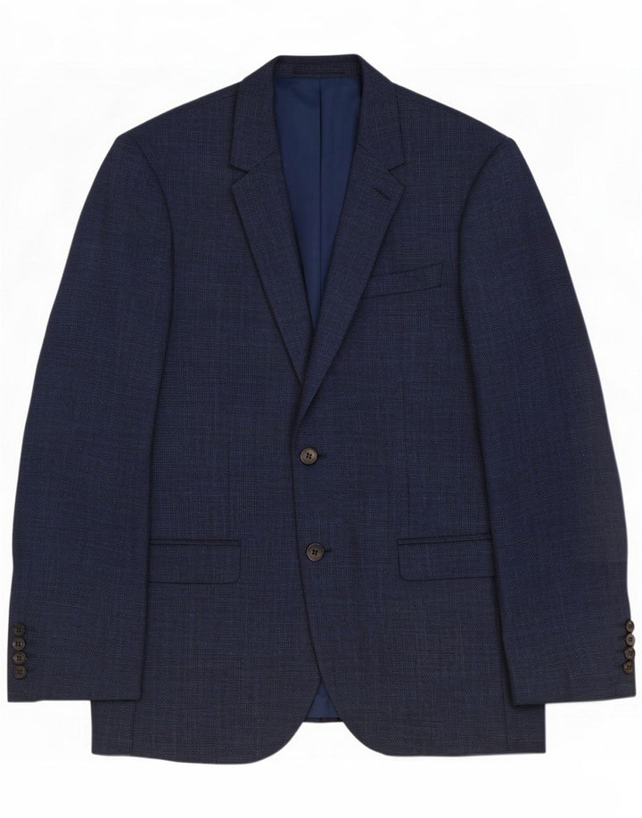 Marks & Spencer Herre 2-knaps blazerjakke UK 40 Medium Navy Blue