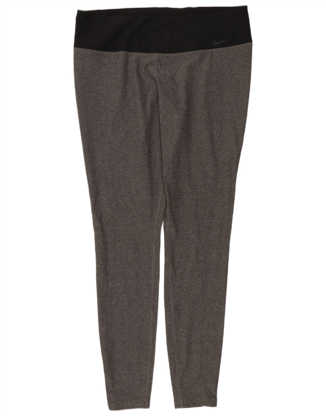 NIKE Dame Dri Fit Leggings UK 18 XL Grå Polyester