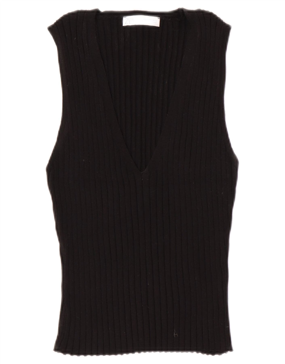 Zara Dame Vest Tank Top UK 14 Large Sort