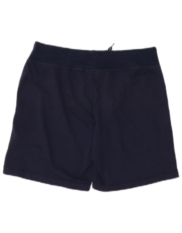 Champion Womens Sports Shorts UK 10 Small Navy Blue Sports