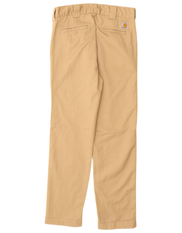 CARHARTT Slim Chino Bukser til mænd W28 L30 Beige Polyester