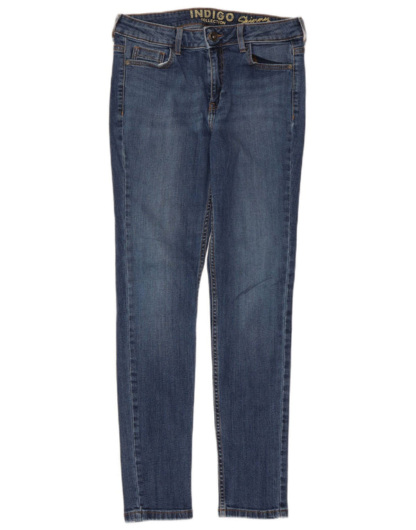 Marks & Spencer Dame Skinny Jeans UK 12 Medium W30 L29 Blå Bomuld