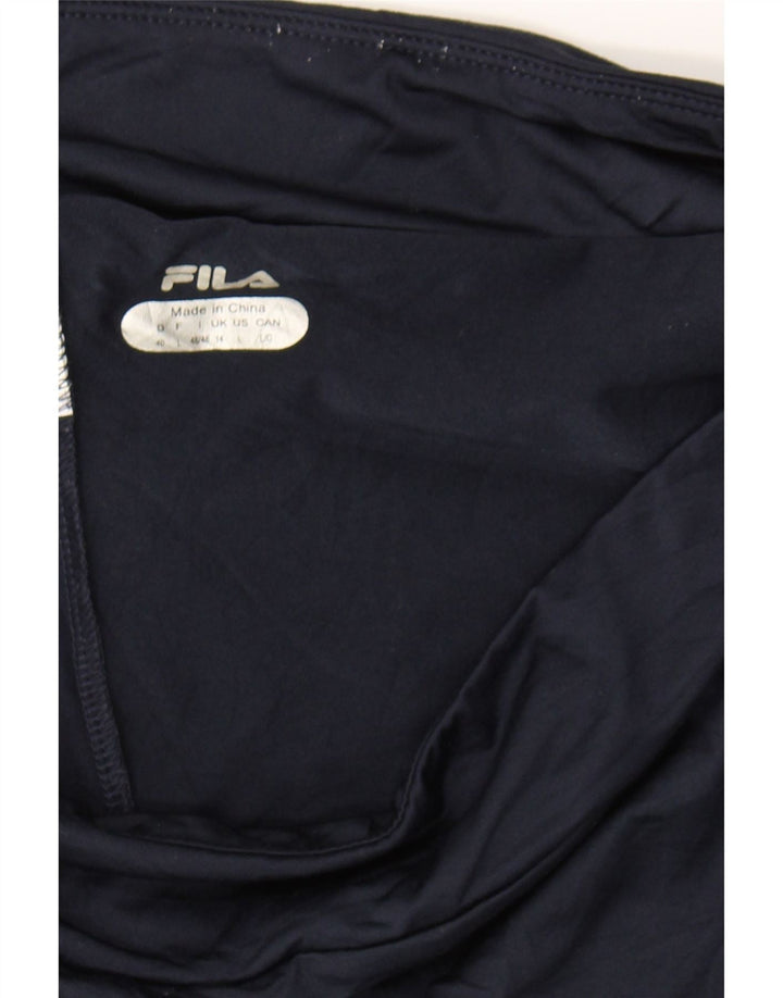 FILA Womens Skort UK 14 Large Navy Blue Polyester Vintage Fila and Second-Hand Fila from Messina Hembry 