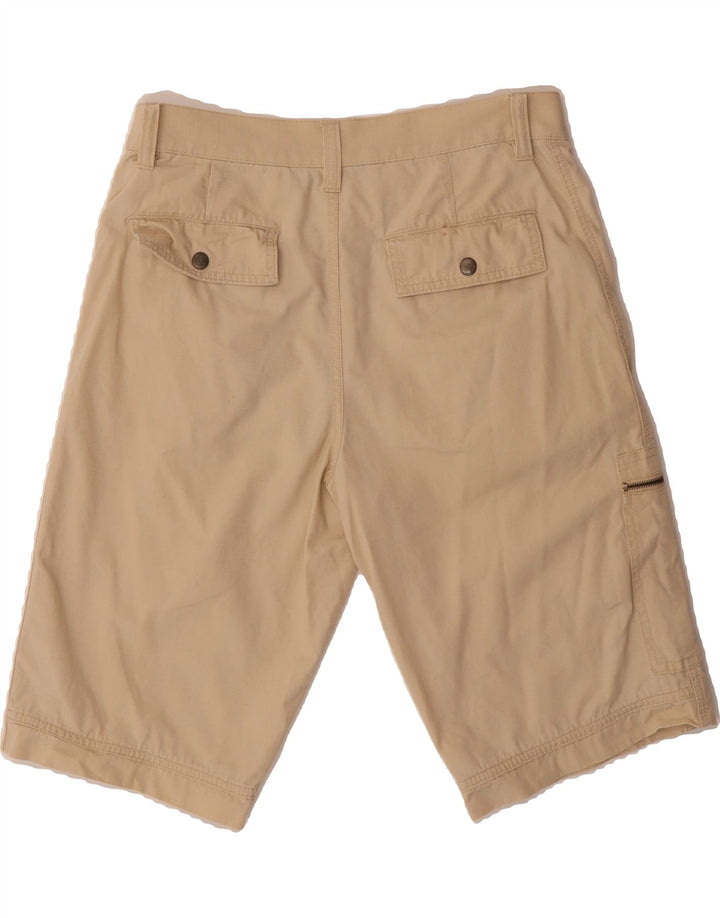 PROJECT Womens Cargo Shorts IT 46 W32 Beige Cotton Vintage Project and Second-Hand Project from Messina Hembry 