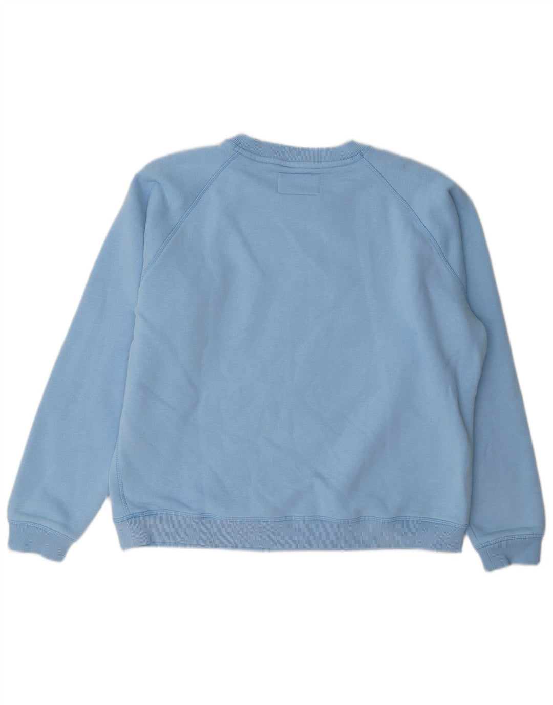 Jack Wills Dame Sweatshirt Jumper UK 14 Stor Blå Bomuld