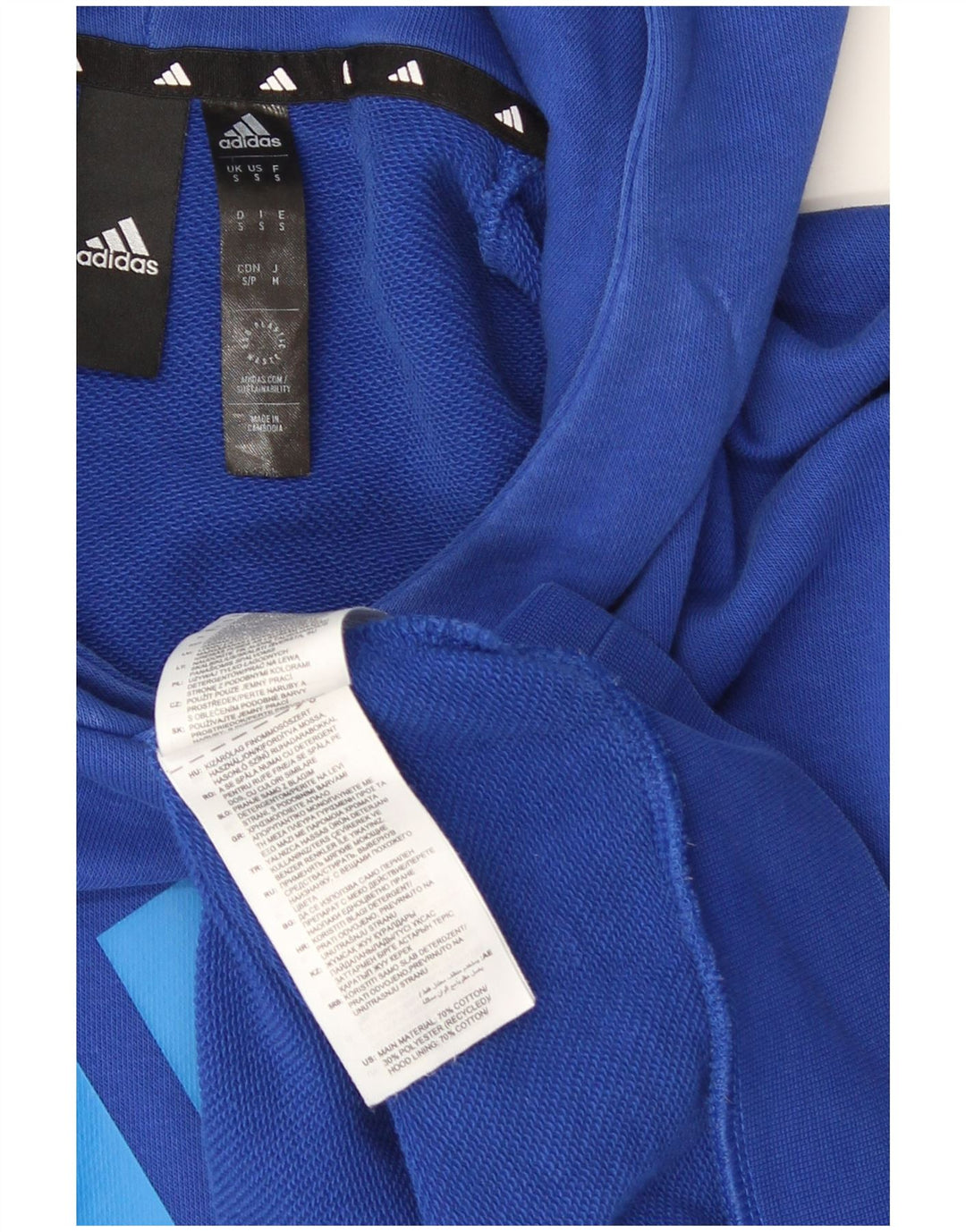 Adidas Herre grafisk hel træningsdragt Lille blå bomuld