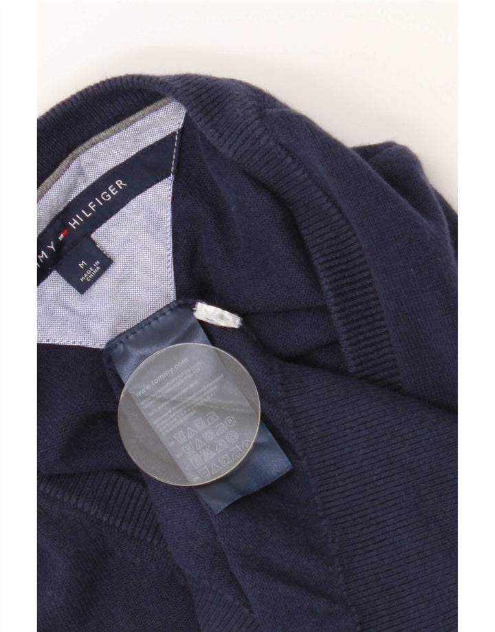 Tommy Hilfiger Herre V-hals sweater Medium Marineblå Bomuld