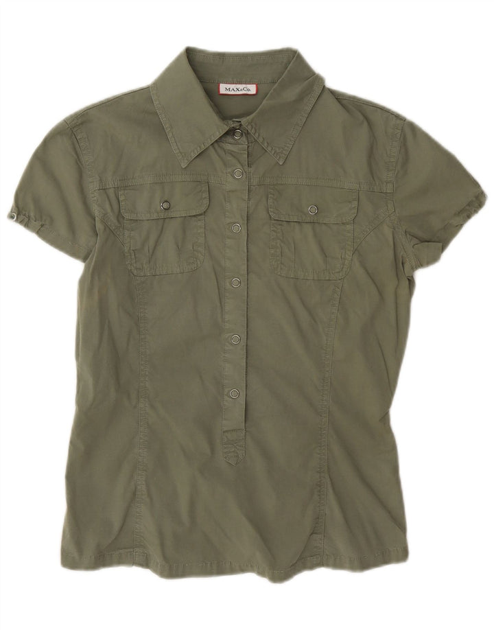 Max & Co. Kortærmet trøje til kvinder UK 8 Small Khaki