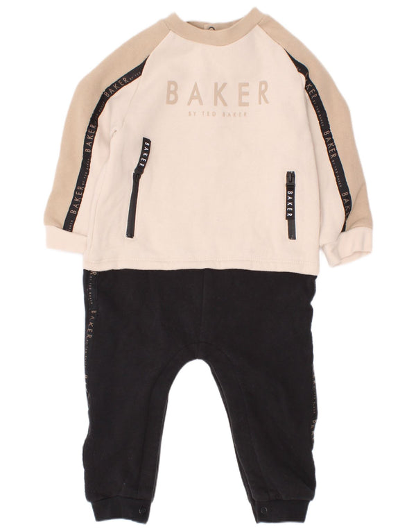 Ted Baker Baby Boys Grafisk Jumpsuit 12-18 måneder Flerfarvet Colourblock