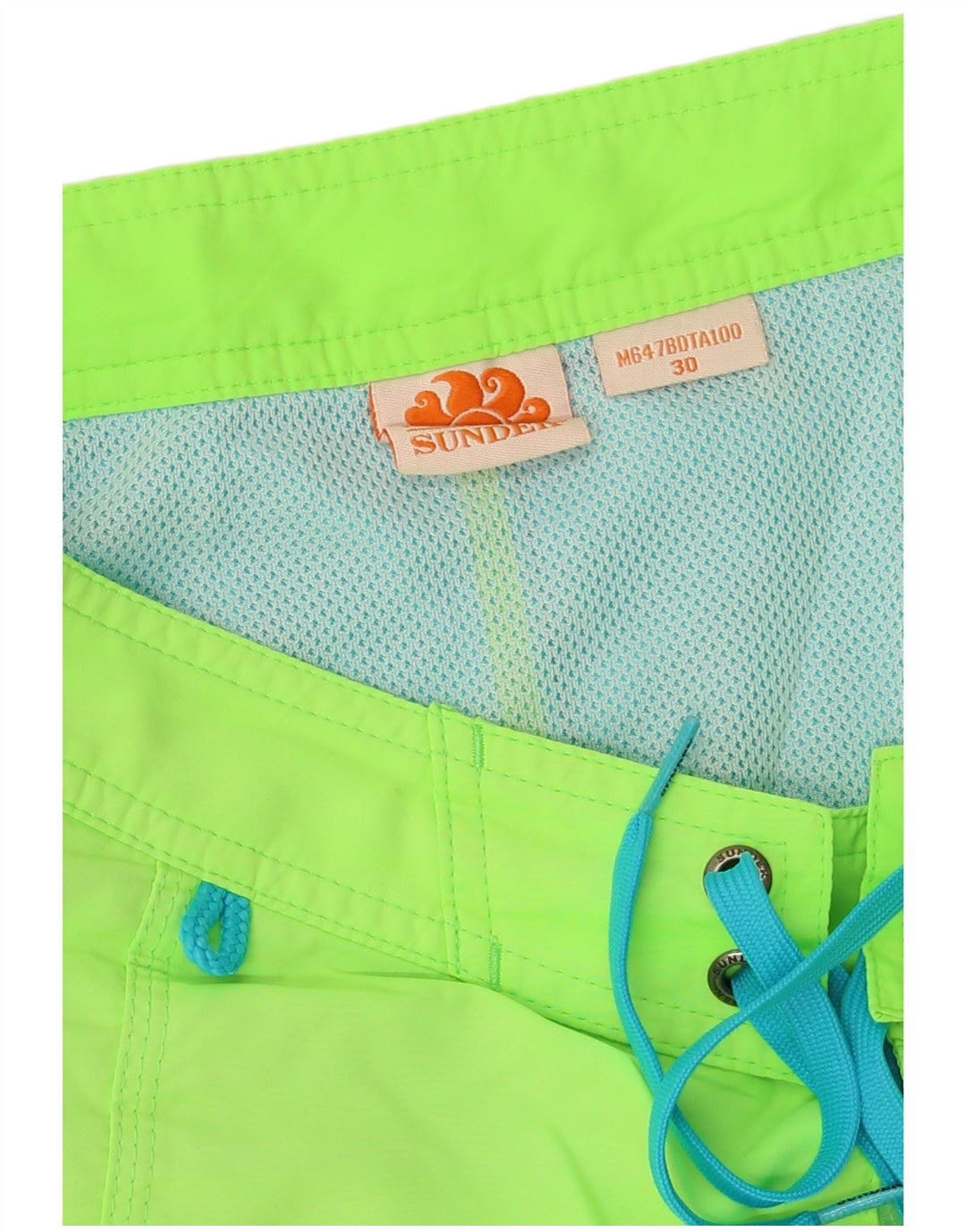 Sundek Herre Grafiske Badeshorts Medium Grøn Polyester