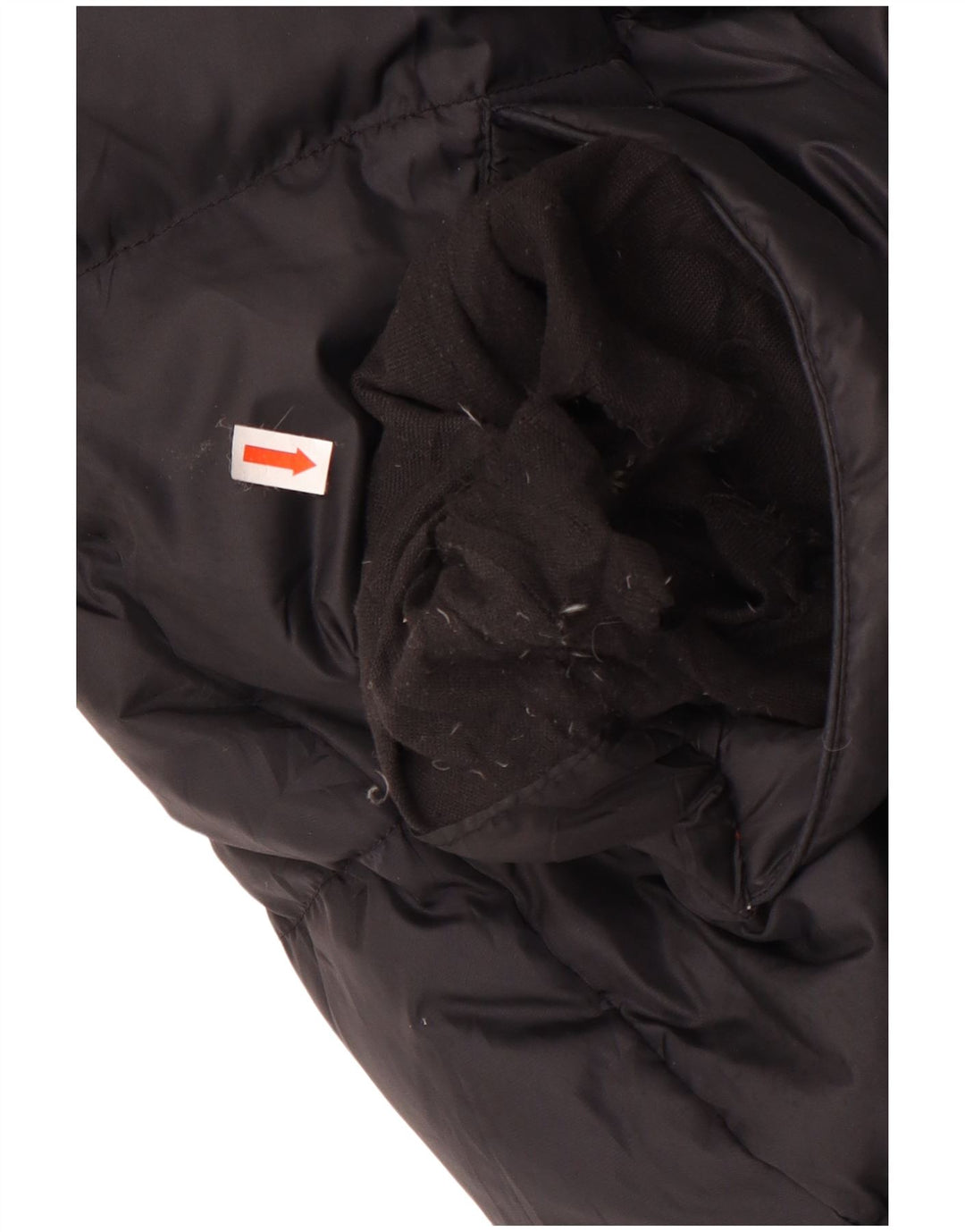 Diadora herre polstret jakke UK 40 Stor sort nylon