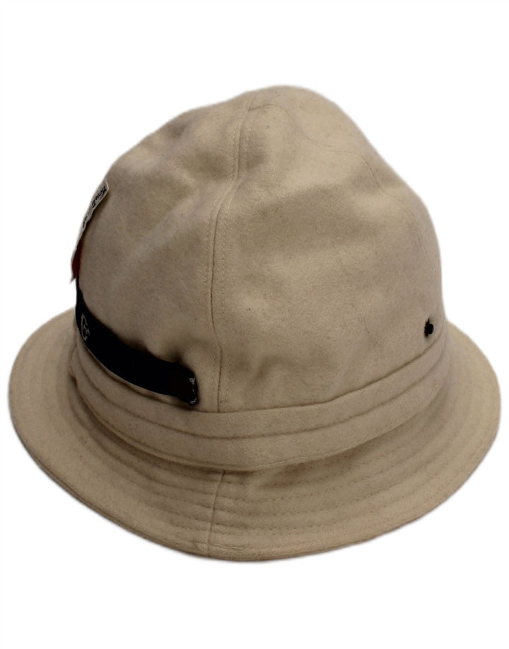 Conte of Florence Herre Bucket Hat Large Off White Wool