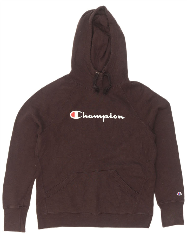 Champion Herre grafisk hættetrøje Jumper XS Sort polyester