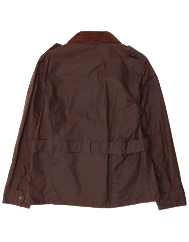 MC Orvis Dame Vokset Bomuldsjakke IT 40/42 Medium Brun Bomuld