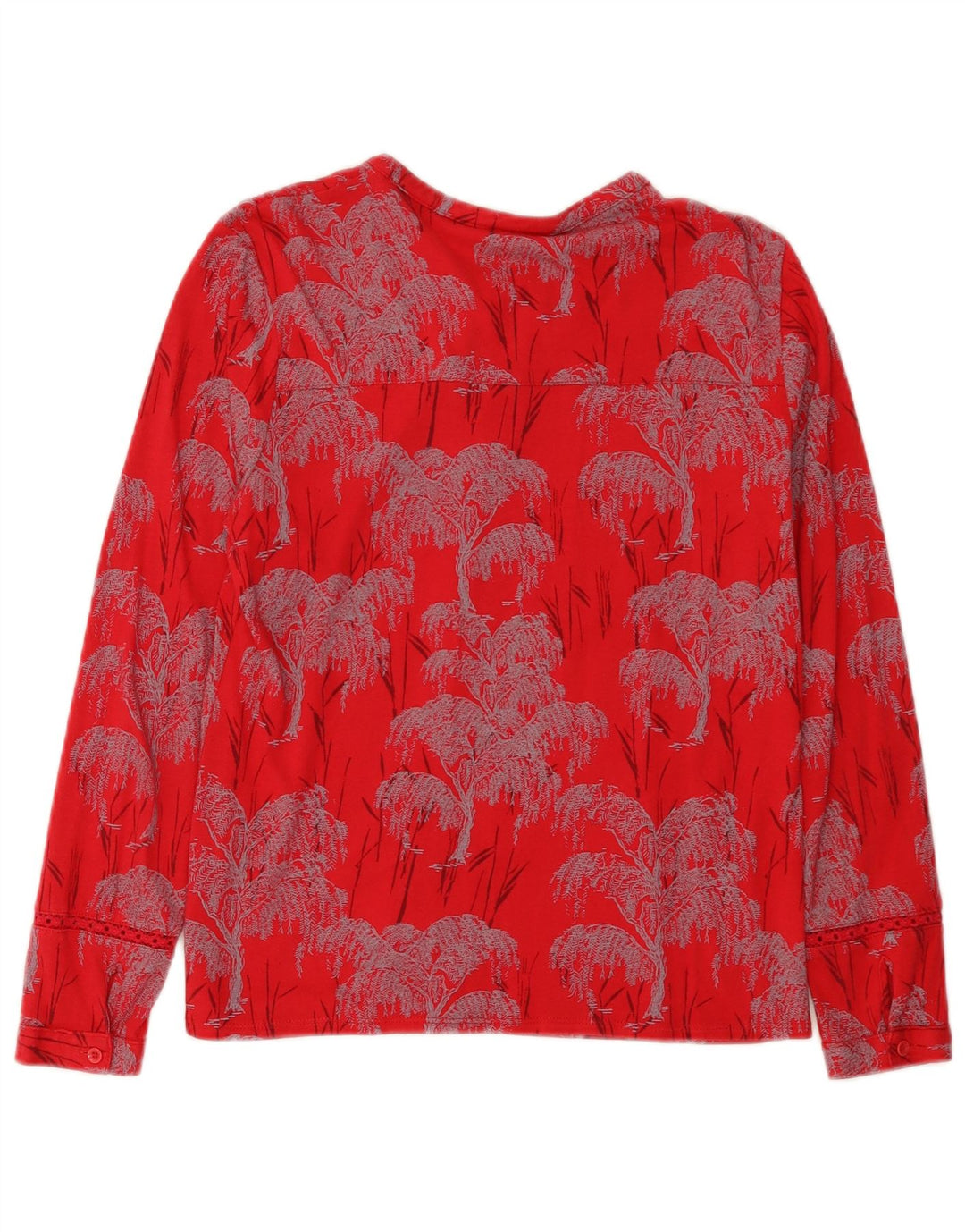 White Stuff Womens Shirt Bluse UK 8 Small Red Floral Modal