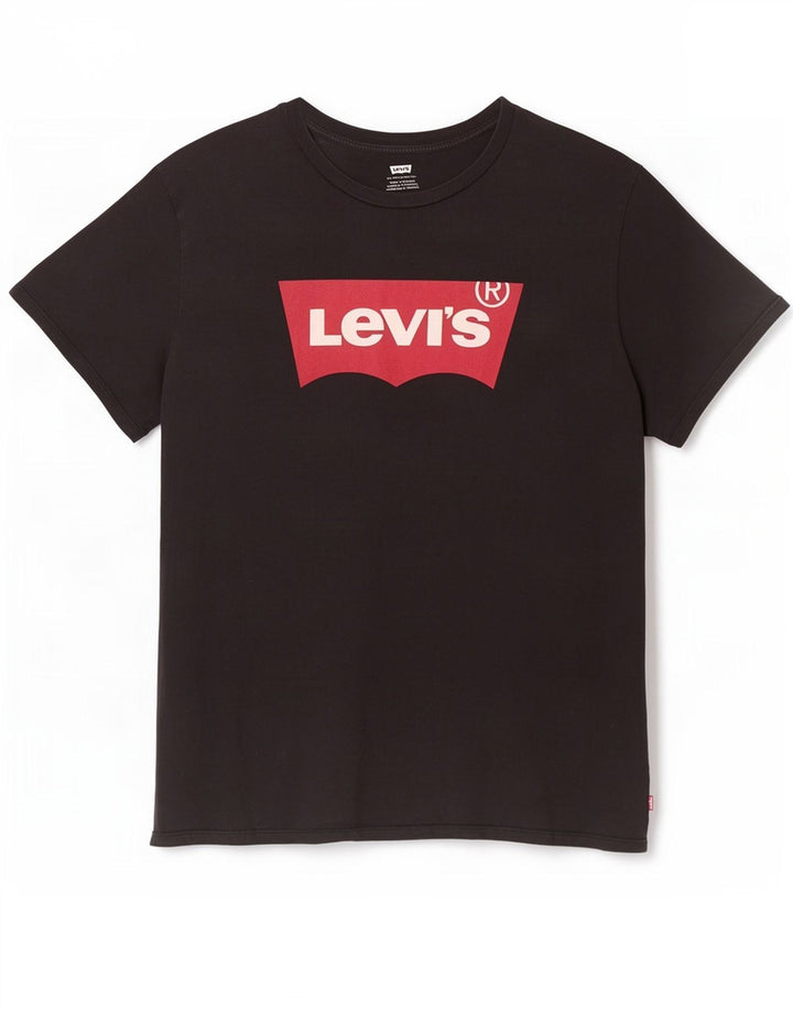 Levi's Herre grafisk T-shirt top 3XL sort bomuld