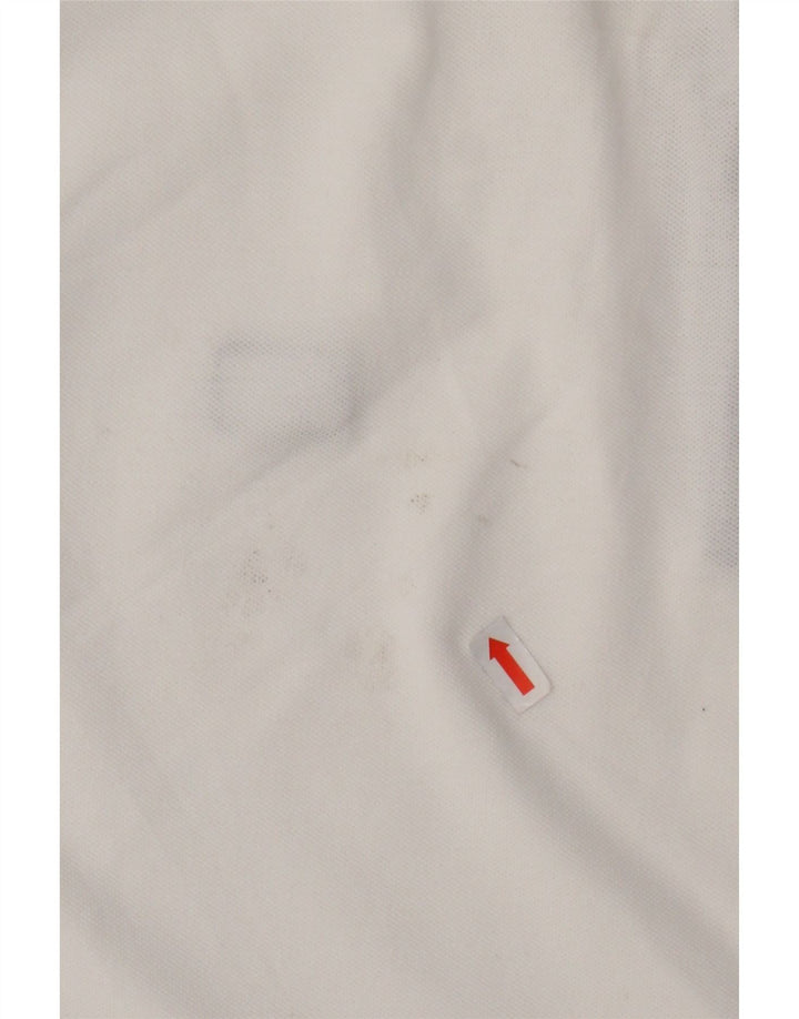 SUN68 Mens Polo Shirt 2XL White Cotton