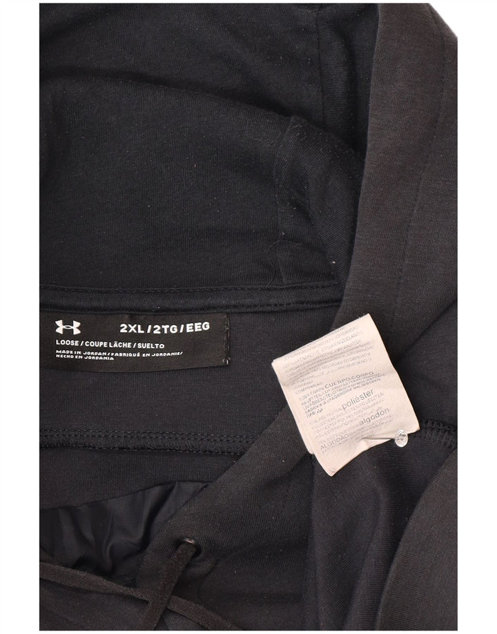 Under Armour Herre grafisk hættetrøje 2XL sort polyester