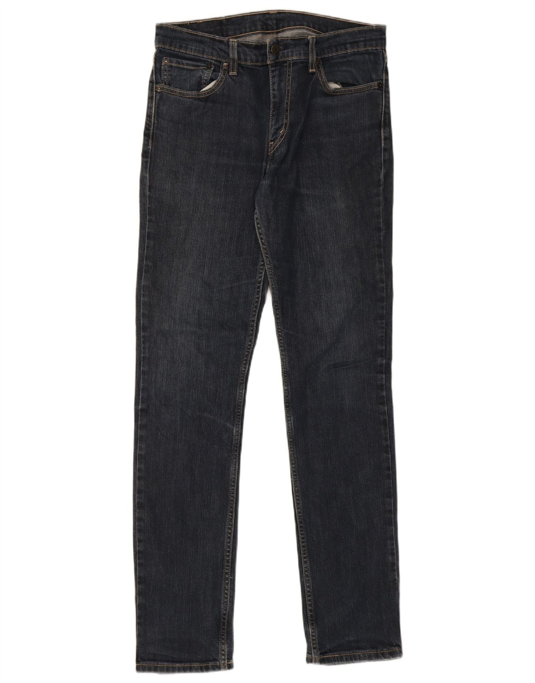 Levi's Herre 511 Slim Jeans W32 L34 Marineblå Bomuld