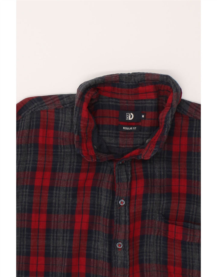 DACK'S Mens Regular Fit Shirt Medium Red Check Vintage Dack's and Second-Hand Dack's from Messina Hembry 