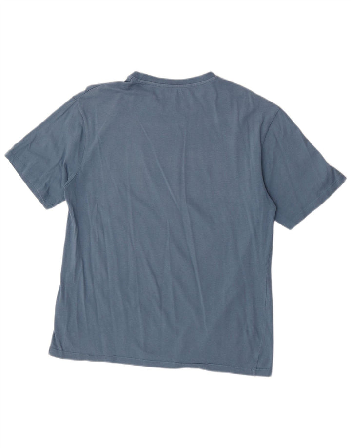Wrangler Herre grafisk T-shirt Top XL Blå Bomuld