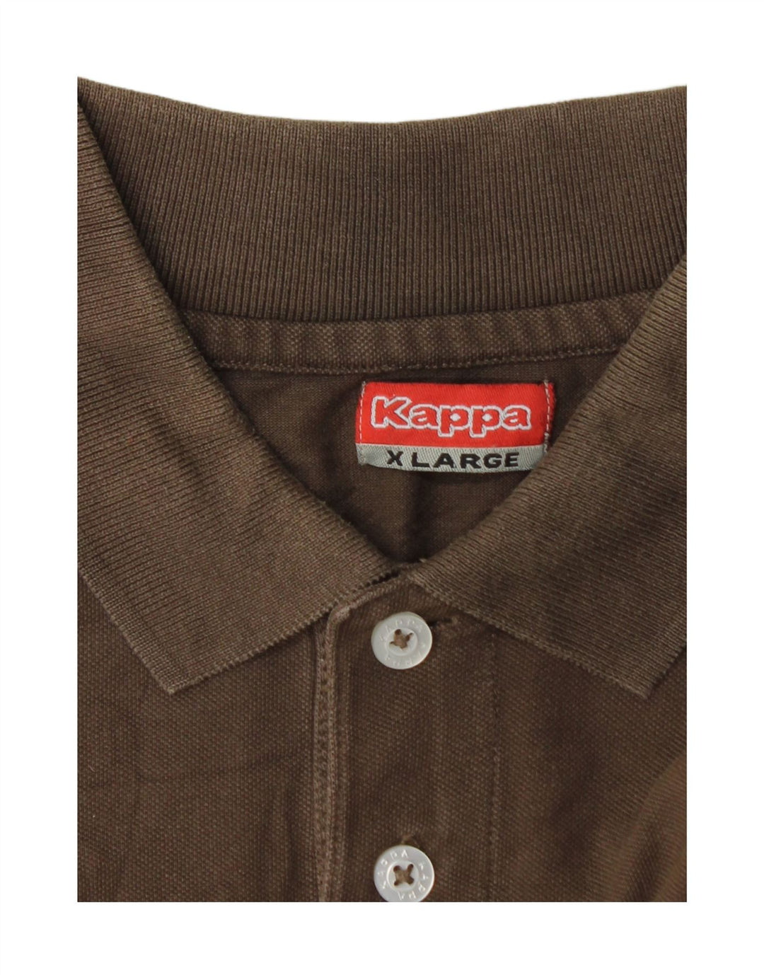 Kappa herre poloshirt XL brun
