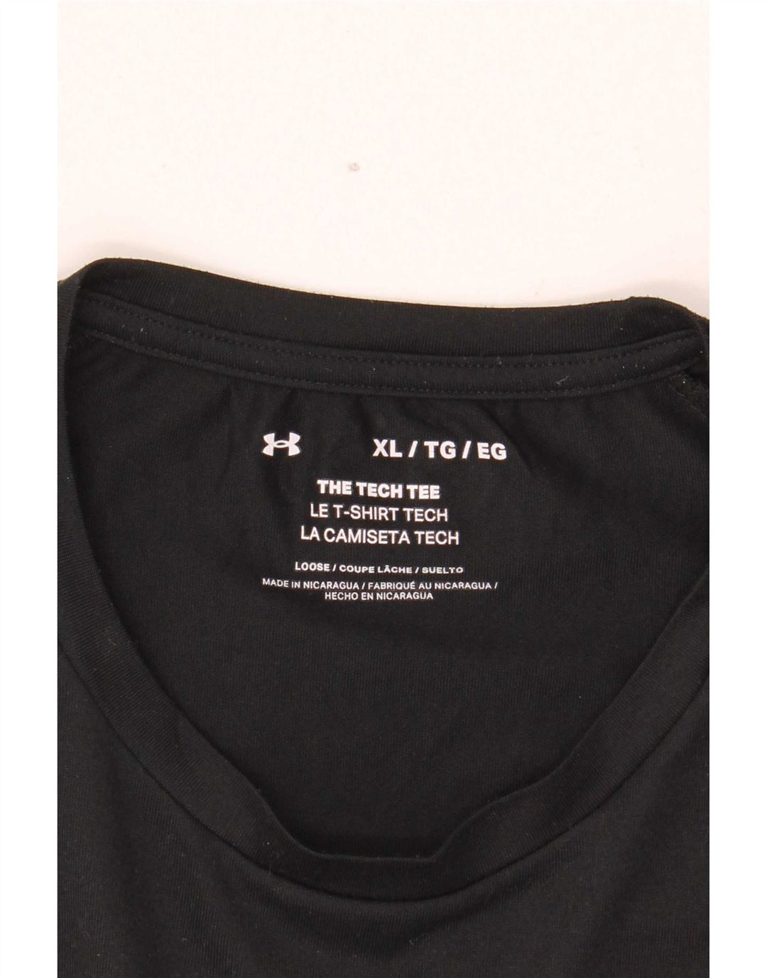 Under Armour Herre T-Shirt Top XL Sort