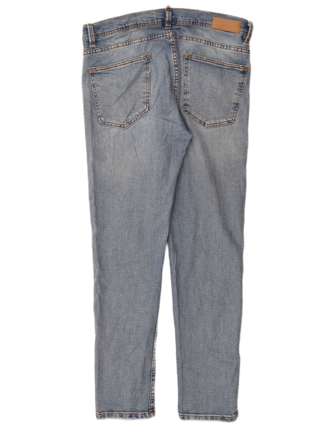 Zara Herre Slim Jeans EU 44 Large W34 L32 Blå Bomuld