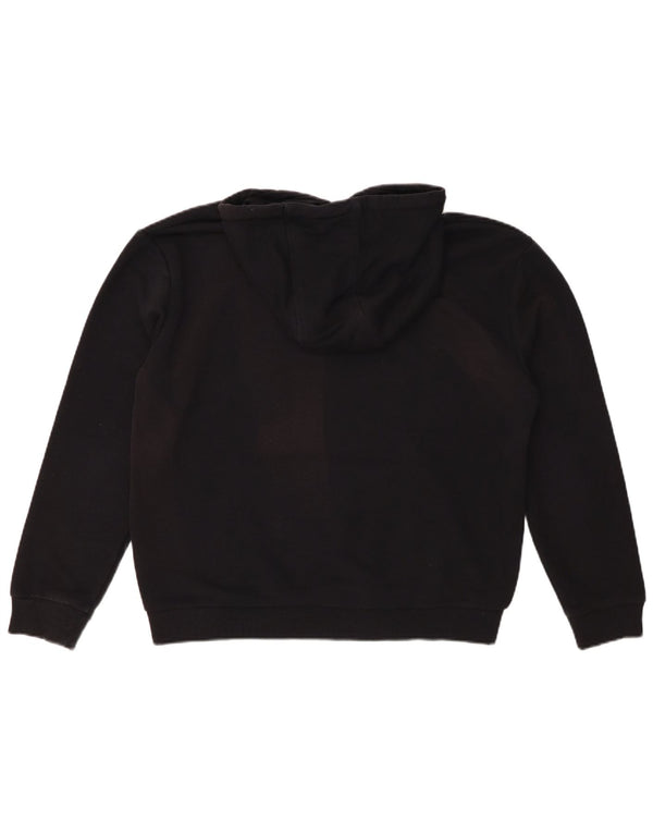 FILA hættetrøje til kvinder UK 16 Stor sort bomuld