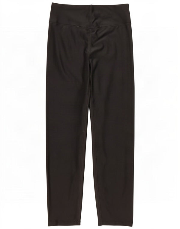 Nike Dame Dri Fit Leggings UK 14 Medium Sort Polyester
