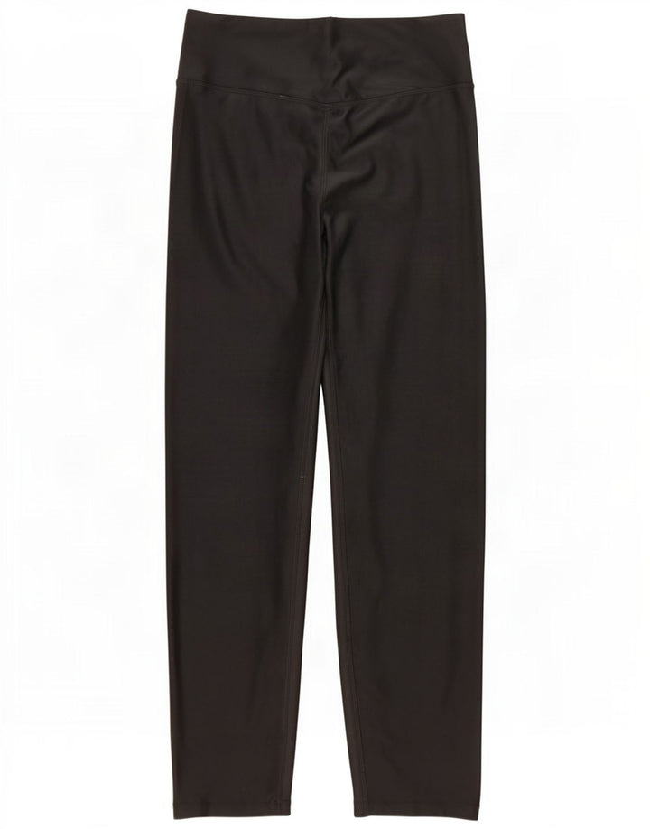 Nike Dame Dri Fit Leggings UK 14 Medium Sort Polyester