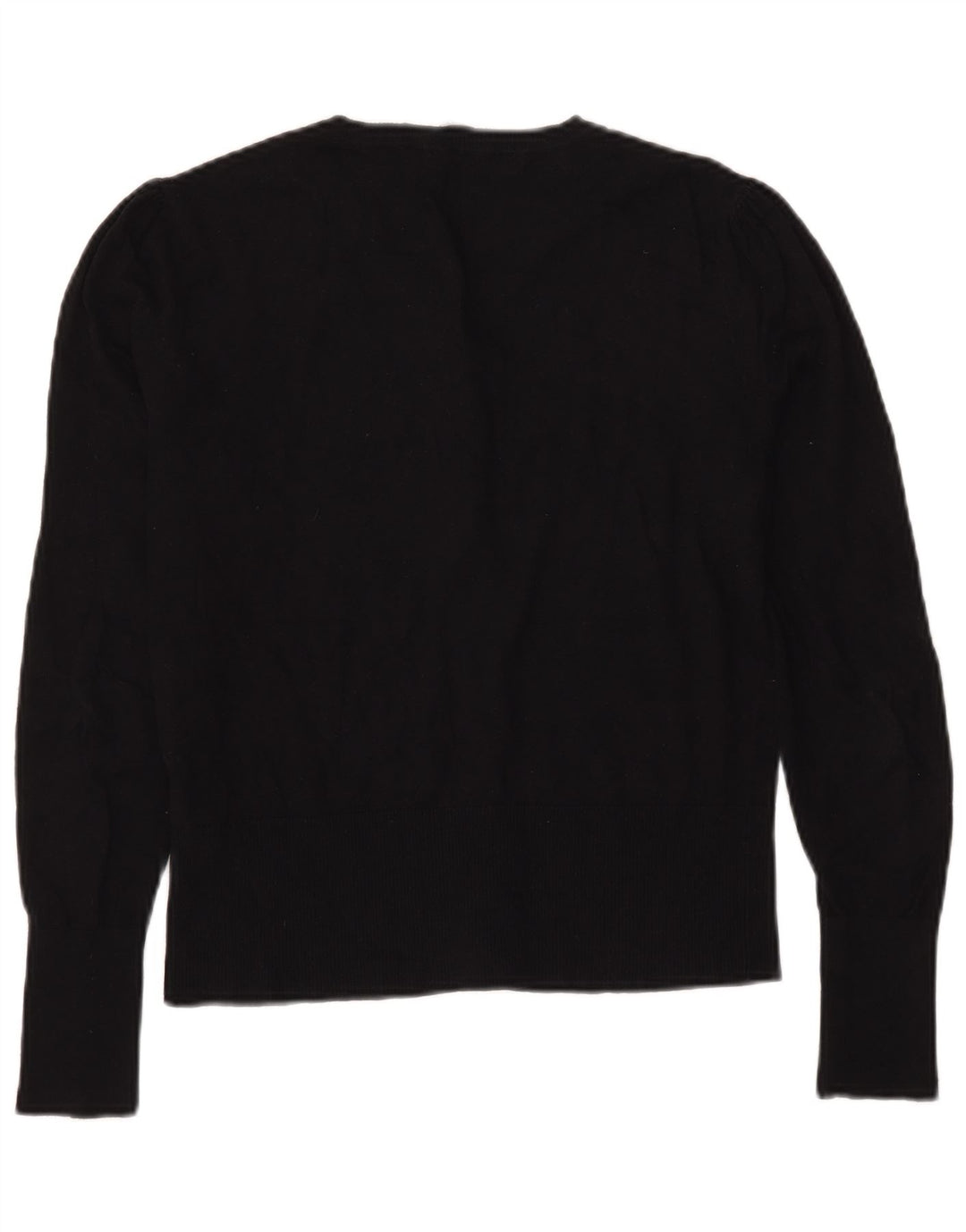 Oasis Dame Cardigan Sweater UK 14 Medium Sort Bomuld